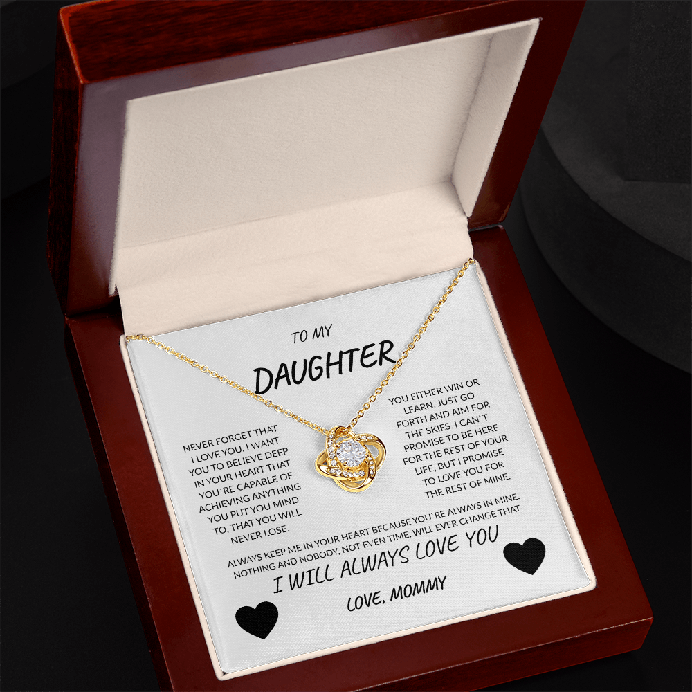 TO MY DAUGHTER FROM MOM | FOREVER LOVE NECKLACE