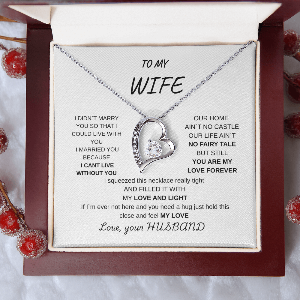TO MY WIFE FROM HUSBAND | FOREVER LOVE NECKLACE