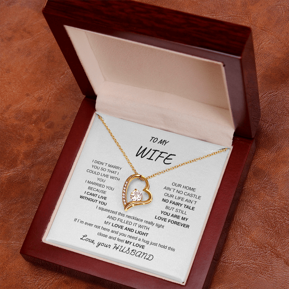 TO MY WIFE FROM HUSBAND | FOREVER LOVE NECKLACE