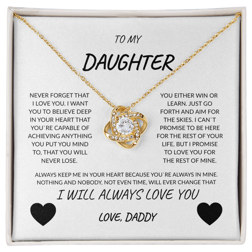 TO MY DAUGHTER FROM DAD | FOREVER LOVE NECKLACE