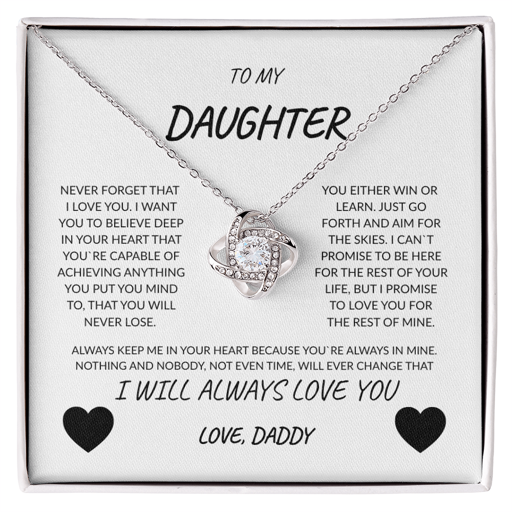 TO MY DAUGHTER FROM DAD | FOREVER LOVE NECKLACE