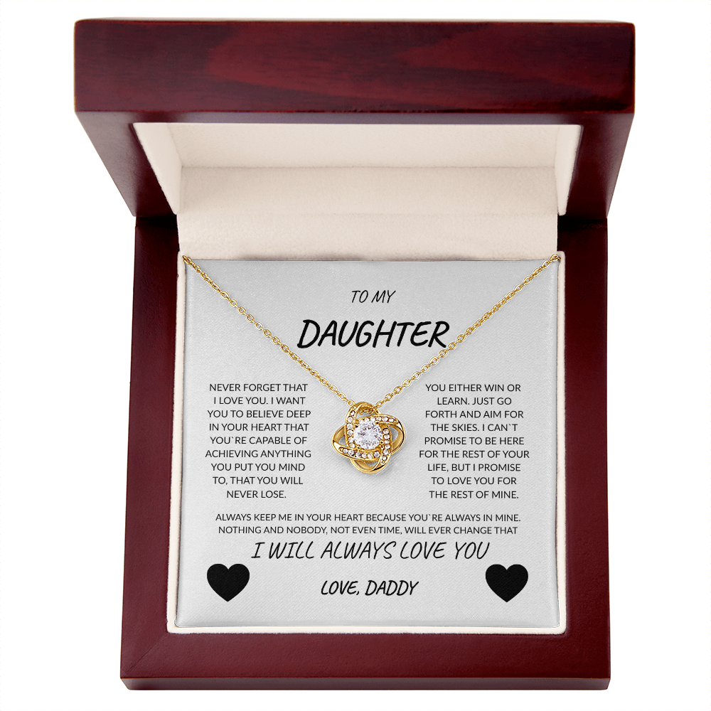 TO MY DAUGHTER FROM DAD | FOREVER LOVE NECKLACE