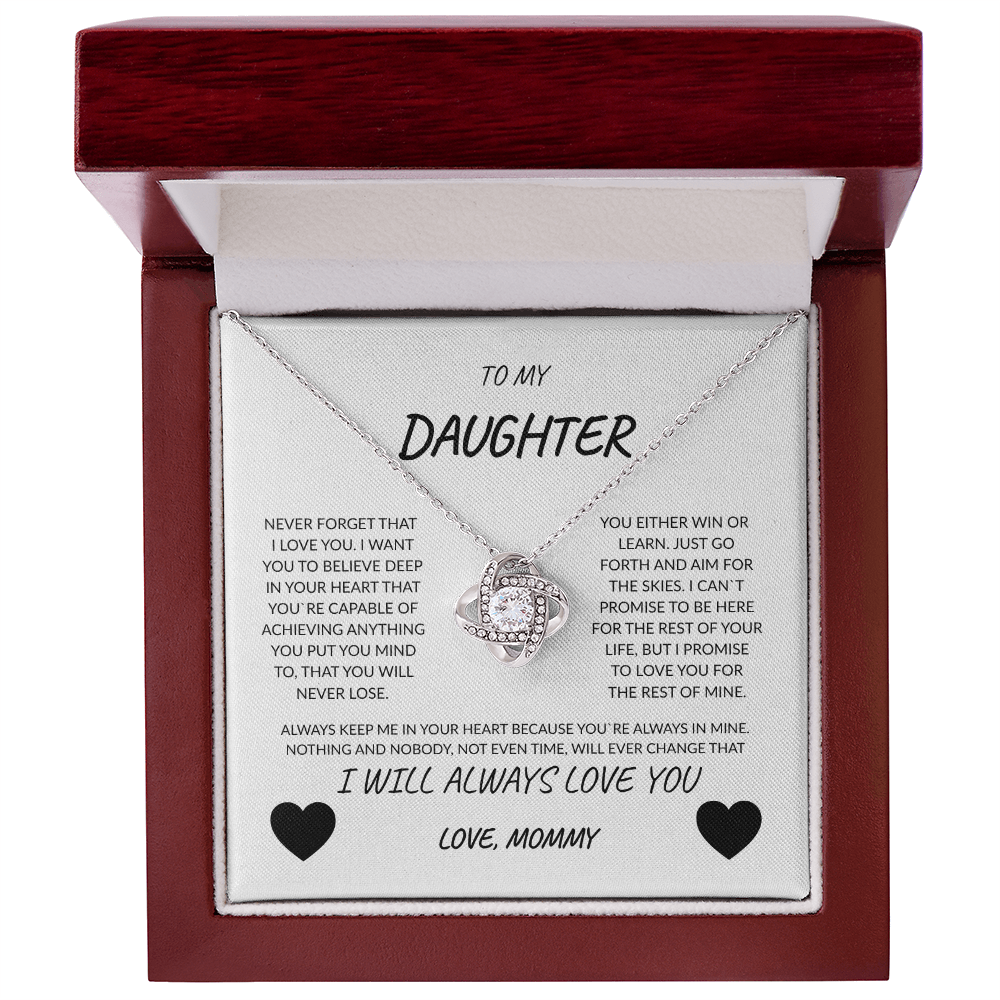 TO MY DAUGHTER FROM MOM | FOREVER LOVE NECKLACE