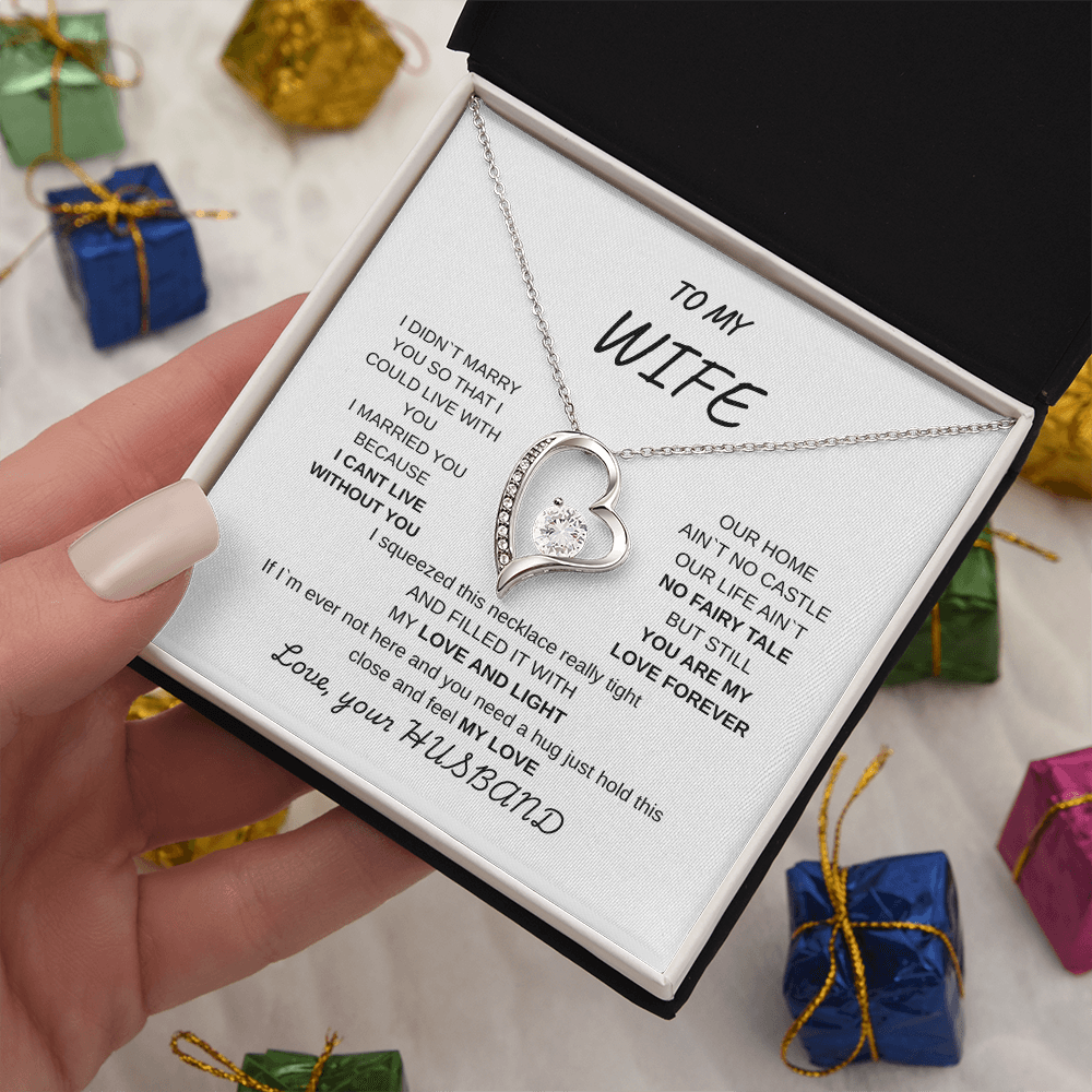 TO MY WIFE FROM HUSBAND | FOREVER LOVE NECKLACE