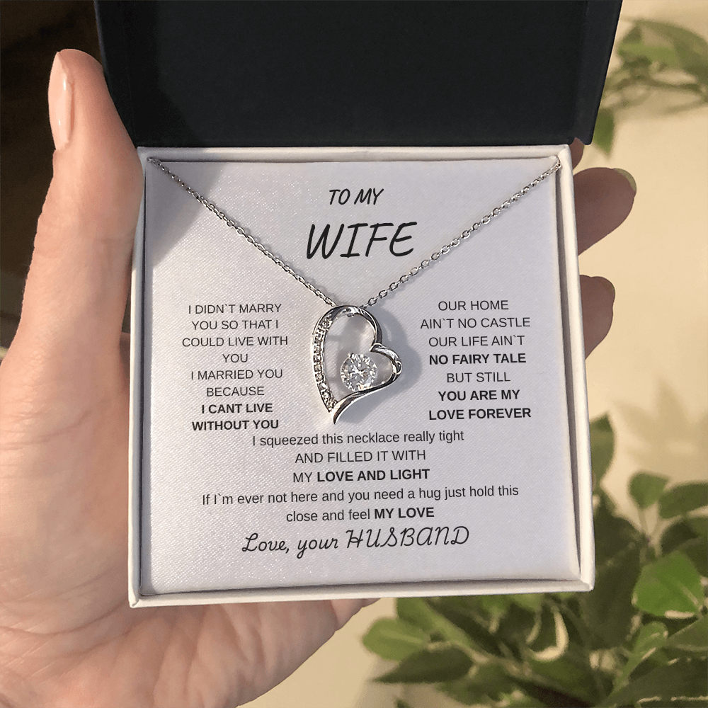 TO MY WIFE FROM HUSBAND | FOREVER LOVE NECKLACE