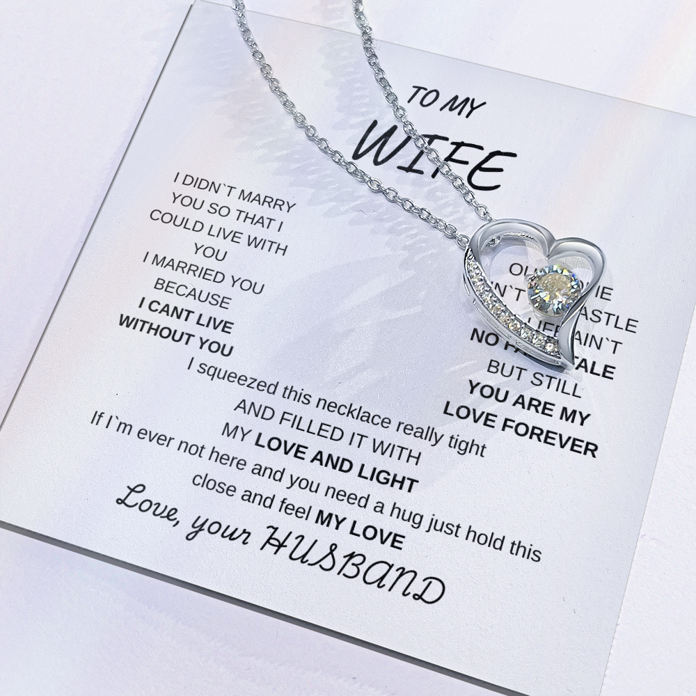 TO MY WIFE FROM HUSBAND | FOREVER LOVE NECKLACE