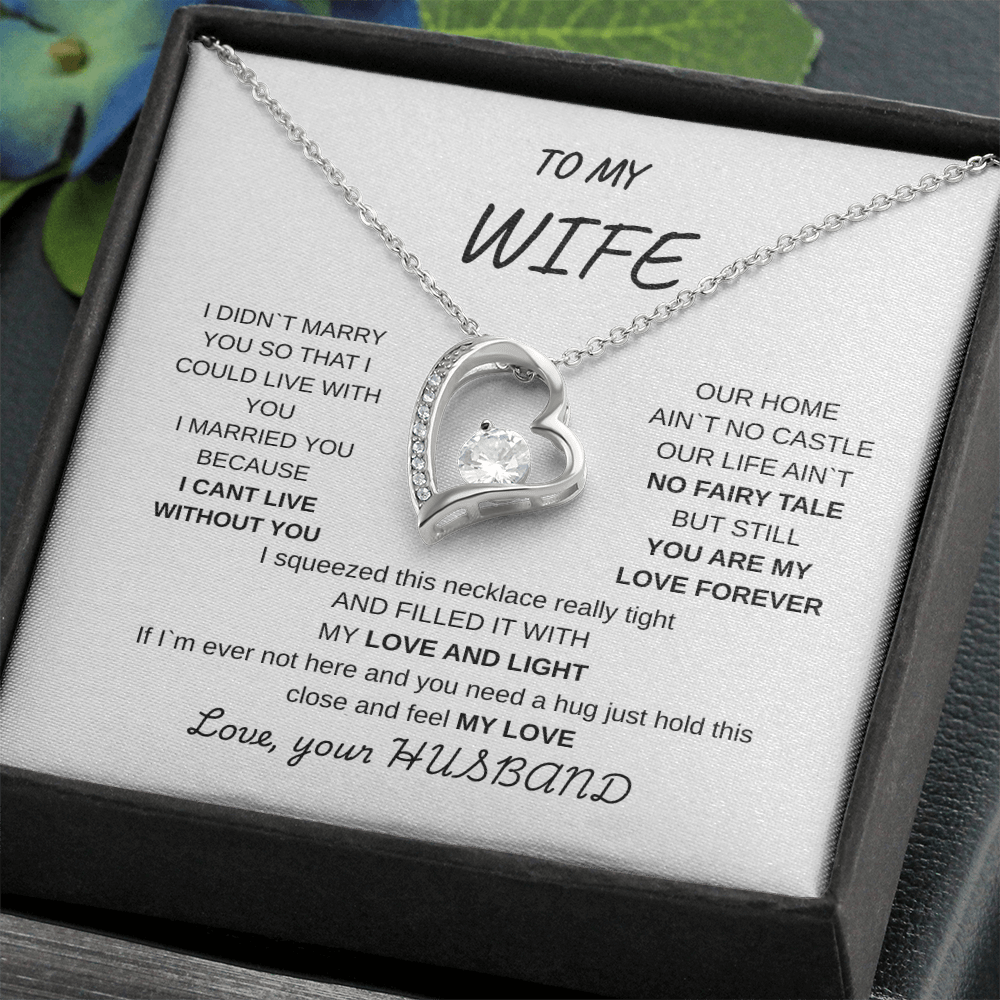 TO MY WIFE FROM HUSBAND | FOREVER LOVE NECKLACE
