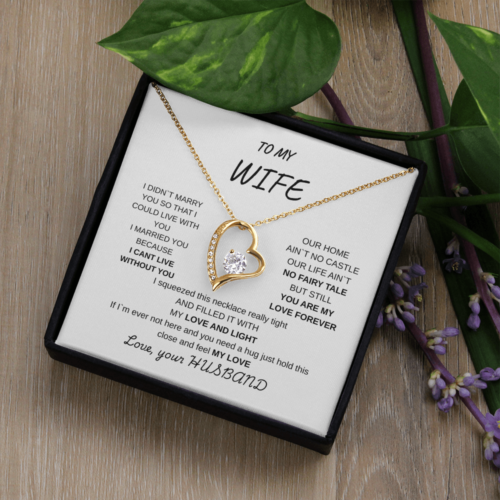 TO MY WIFE FROM HUSBAND | FOREVER LOVE NECKLACE
