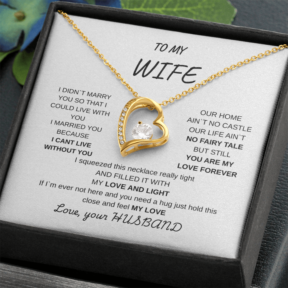TO MY WIFE FROM HUSBAND | FOREVER LOVE NECKLACE