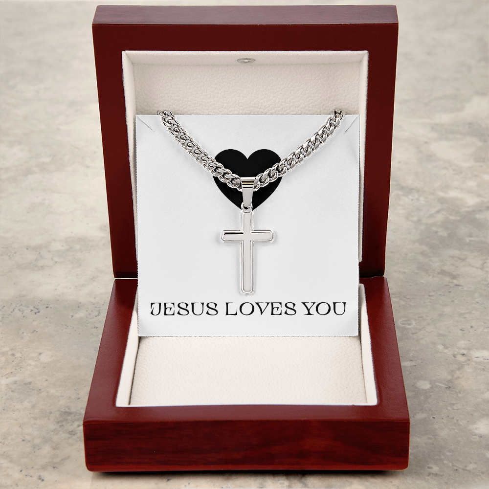 CROSS NECKLACE | JESUS LOVES YOU
